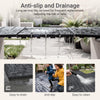 Sobuy SDA15-HG balkong golvbeläggning 35 stycken terrassplattor klicksystem balkongplattor väderbeständiga klickplattor balkong terrassplattor utomhus grå 30,5 x 2 x 30,5 cm
