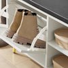 „Sobuy“ batų suolelis su skyriumi ir pagalve, suolelis su batų laikymo batų spintele batų lentyna FSR132-W