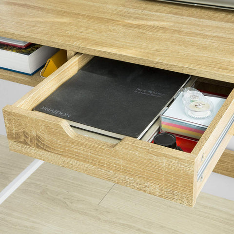„Sobuy“ stalas su lentyna ir stalčiais, nešiojamojo kompiuterio stalai, FWT63-N