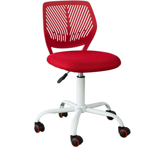 Sobuy, besisukantis fotelis, reguliuojama stalo kėdė, biuro kėdė, raudona, FST64-R