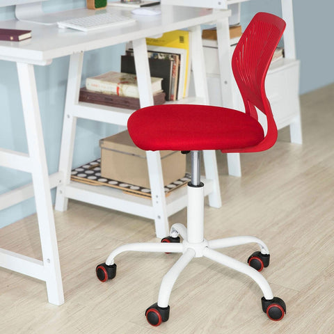 Sobuy, besisukantis fotelis, reguliuojama stalo kėdė, biuro kėdė, raudona, FST64-R