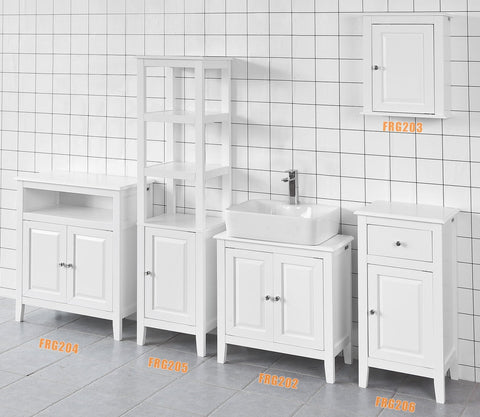 „Sobuy“, „Washbasin“ spintelė su 2 durimis, vonios baldai, FRG202-W