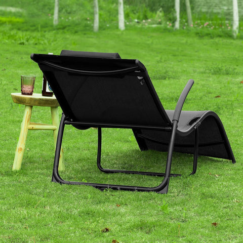 „Sobuy“ sulankstoma kėdė lauko baldai Saulėtekiai su pagalvėlėmis OGS45-SCH