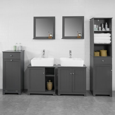 „Sobuy Washbasin“ su 1 durimis, vonios kabinetas, BZR38-DG