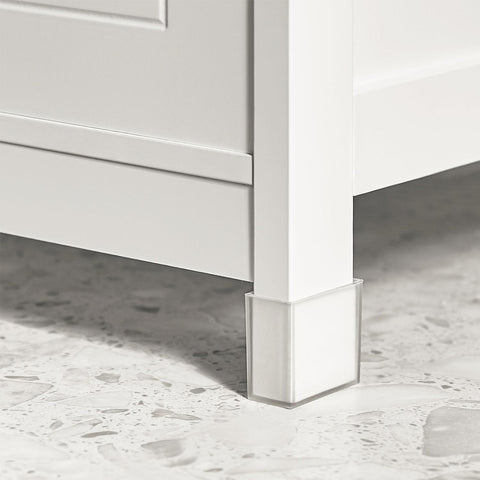 „Sobuy Washbasin“ su durų vonios spintelės vonios lentyna, balta FRG128-II w