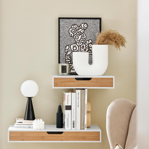 „Sobuy Wall“ pritvirtintas reljefo stalas, nuotraukų lentynos sienos lentyna FRG92-WN