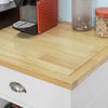 „Sobuy“ virtuvės sala ant ratų laikymo baldų spintelės valgomasis ir virtuvė FKW62-WN