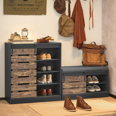 „Sobuy“ atvira spintelė, batų spintelė, laikymo derinys, salės baldai, FSB65-HG